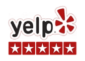 Yelp 4.9 stars